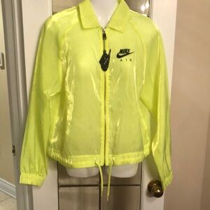 Nike Air Sheer Fluorescent Green Jacket